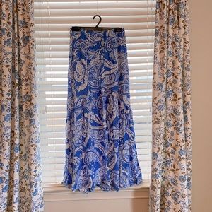 Free people paisley Maxi skirt